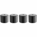 Lancaster Table & Seating Replacement Rubber Foot for Blow Molded Tables - 4/Pack, 4PK 384RUBERFT28